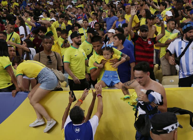 FILE PHOTO: World Cup - South American Qualifiers - Brazil v Argentina