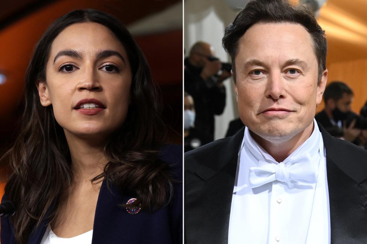 Alexandria Ocasio-Cortez; Elon Musk