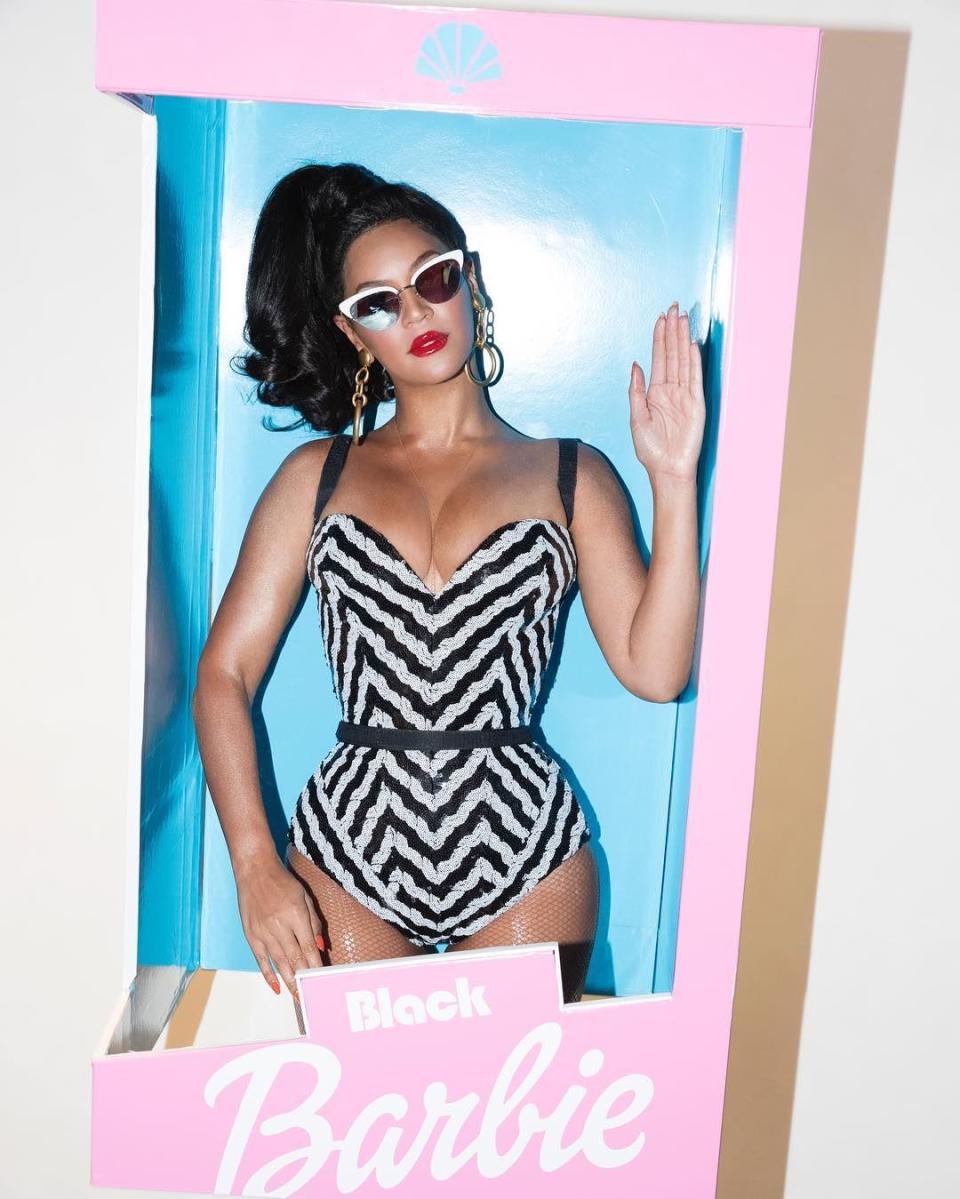 <p>She's a Barbie girl, in a Barbie world! An icon dressed as an icon when Beyoncé went as Barbie for Halloween in 2016. </p>