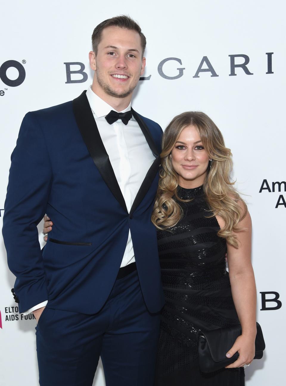 Shawn Johnson and Andrew East 