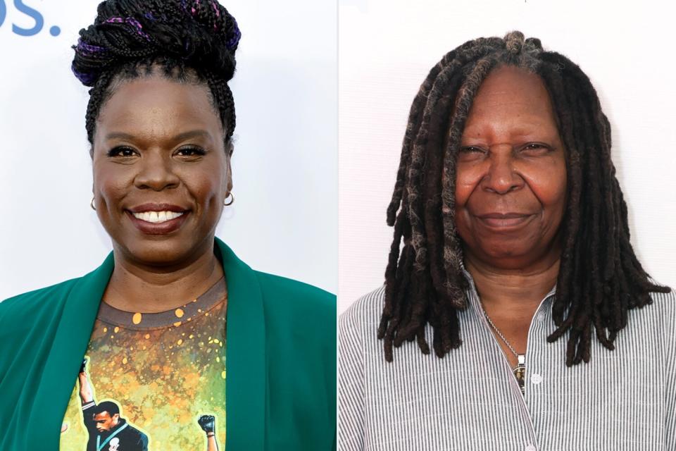 Leslie Jones and Whoopi Goldberg