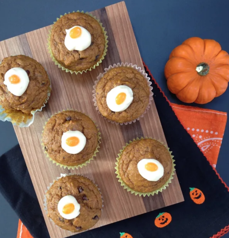 <p>The Meal Makeover Mom</p><p>These healthy Halloween pumpkin cupcakes are made with wholesome ingredients like whole wheat flour, wheat germ and pumpkin, and are topped with light frosting, low-fat cream cheese and pumpkin-flavored Greek yogurt.</p><p><strong>Get the recipe: <em><a href="https://parade.com/200579/mealmakeovermoms/a-healthy-halloween-pumpkin-cupcake/" rel="nofollow noopener" target="_blank" data-ylk="slk:Healthy Halloween Pumpkin Cupcakes;elm:context_link;itc:0;sec:content-canvas" class="link ">Healthy Halloween Pumpkin Cupcakes</a></em></strong></p><p><strong>Related: <a href="https://www.yahoo.com/lifestyle/81-perfect-pumpkin-desserts-instant-204012446.html" data-ylk="slk:Best Pumpkin Desserts;elm:context_link;itc:0;sec:content-canvas;outcm:mb_qualified_link;_E:mb_qualified_link;ct:story;" class="link  yahoo-link">Best Pumpkin Desserts</a></strong></p>