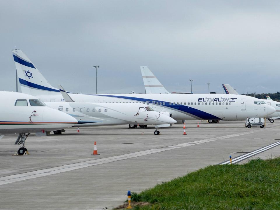 Private jets in Glasgow, Scotland for COP26