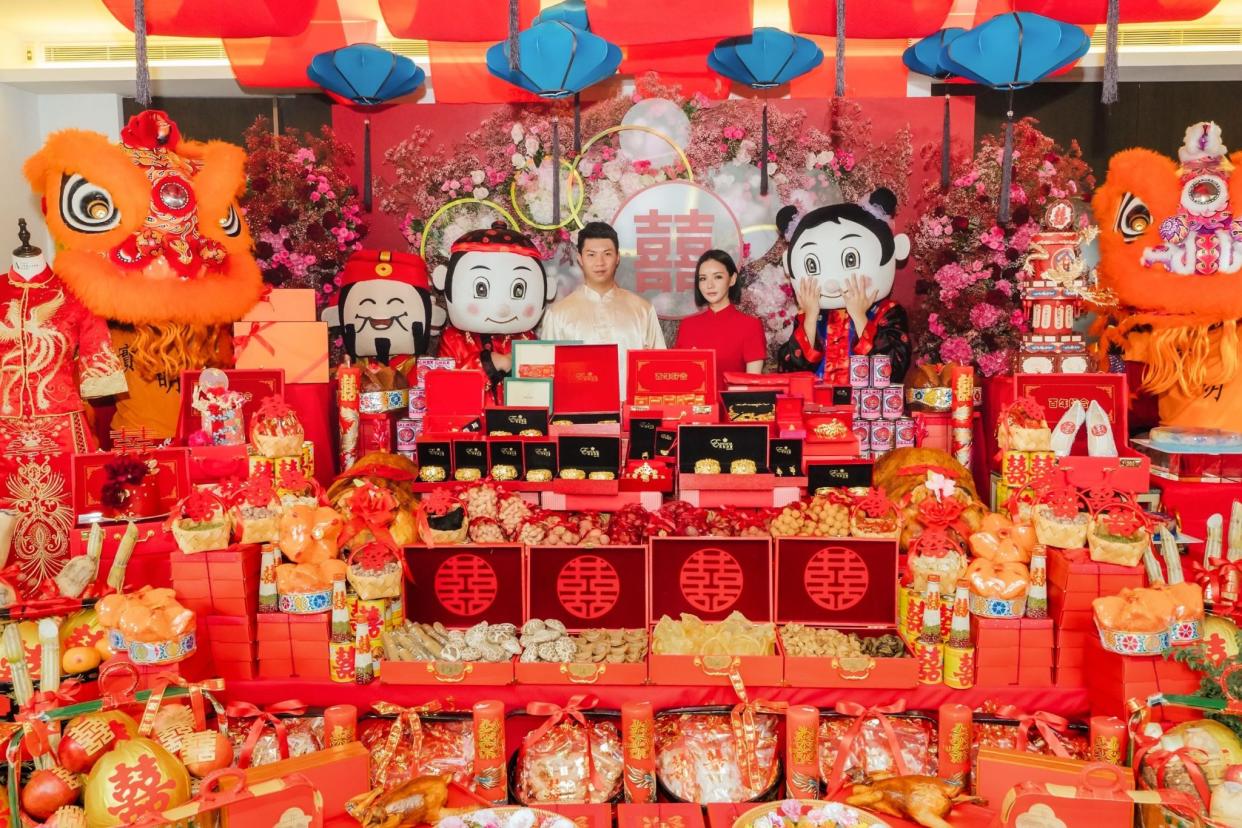 Kim Lim’s ultra lavish “guo da li” ceremony. (Photo: Icon Singapore)