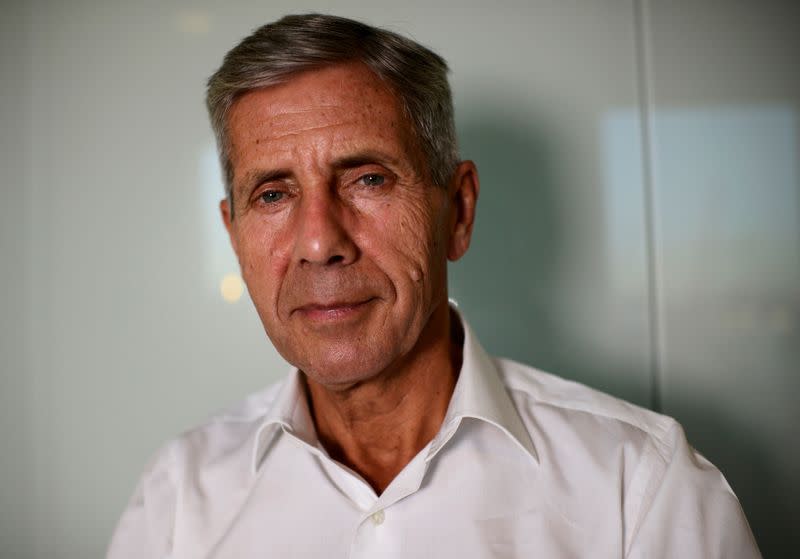 FILE PHOTO: Stuart Rose, the chairman of Britain Stronger in Europe campaign poses for a portrait at their offices in central London