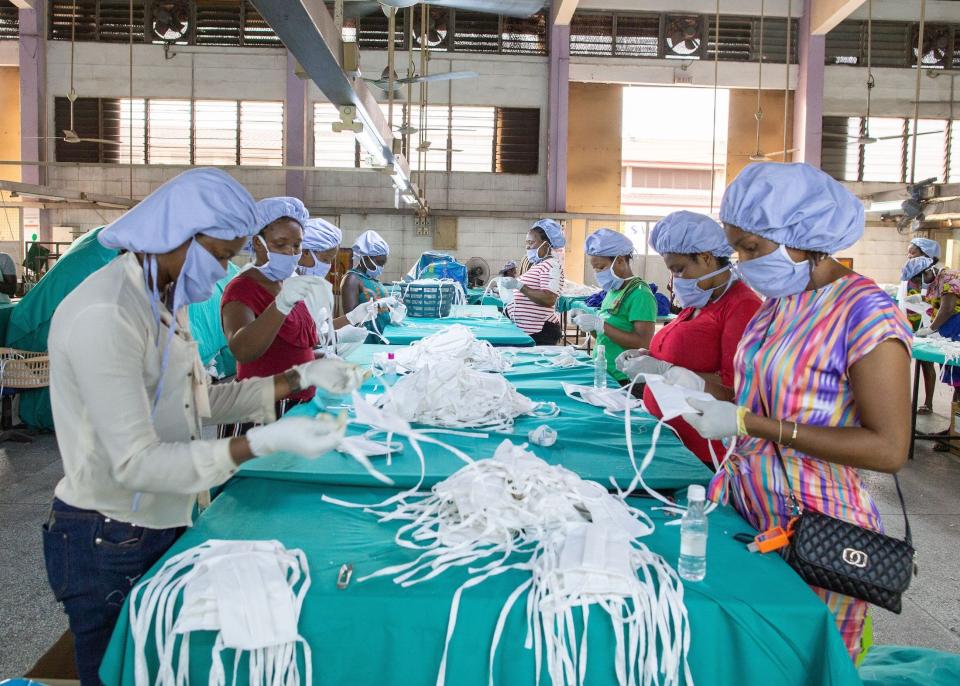 ghana masks for frontline workers