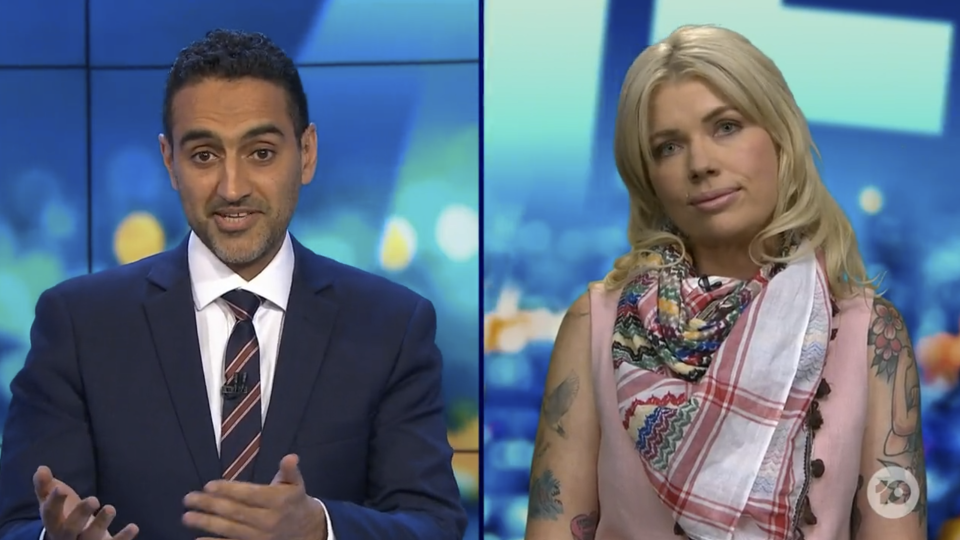Waleed Aly questioned whether marriage was really the issue when de facto relationships are basically the same thing, with Clementine joking that she'd come for that next. Photo: Ten