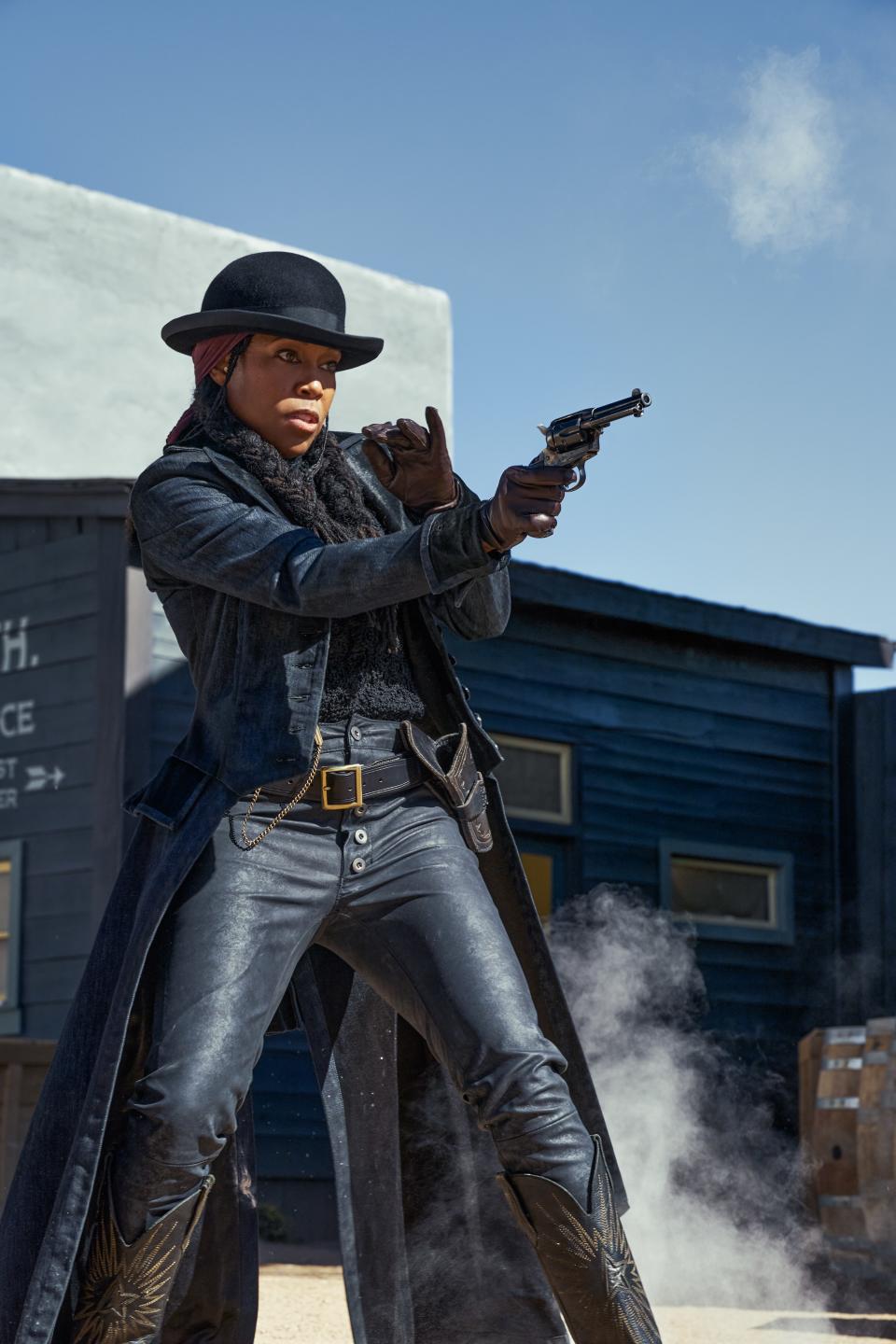 <p>“This ain’t your grandaddy’s Western!” a Netflix description reads. “Check out Jonathan Majors, Idris Elba, Zazie Beetz, Regina King, Delroy Lindo, LaKeith Stanfield, RJ Cyler, Edi Gathegi, Danielle Deadwyler, and Deon Cole in this action-packed thrill ride that injects New Blood into the Old West.”</p> <p><a href="https://www.netflix.com/watch/81077494?source=35" rel="nofollow noopener" target="_blank" data-ylk="slk:Available to stream on Netflix;elm:context_link;itc:0;sec:content-canvas" class="link "><em>Available to stream on Netflix</em></a> </p>