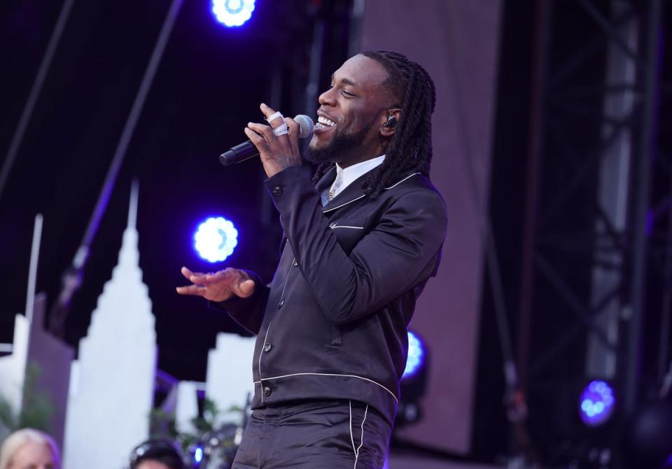 Burna Boy performing at Global Citizen Festival 2022 (Getty Images for Global Citizen)