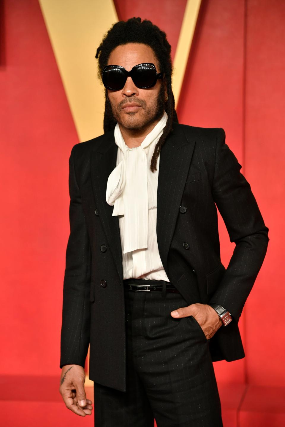 Lenny Kravitz attends the Vanity Fair Oscars party following the March 10 ceremony in Los Angeles.