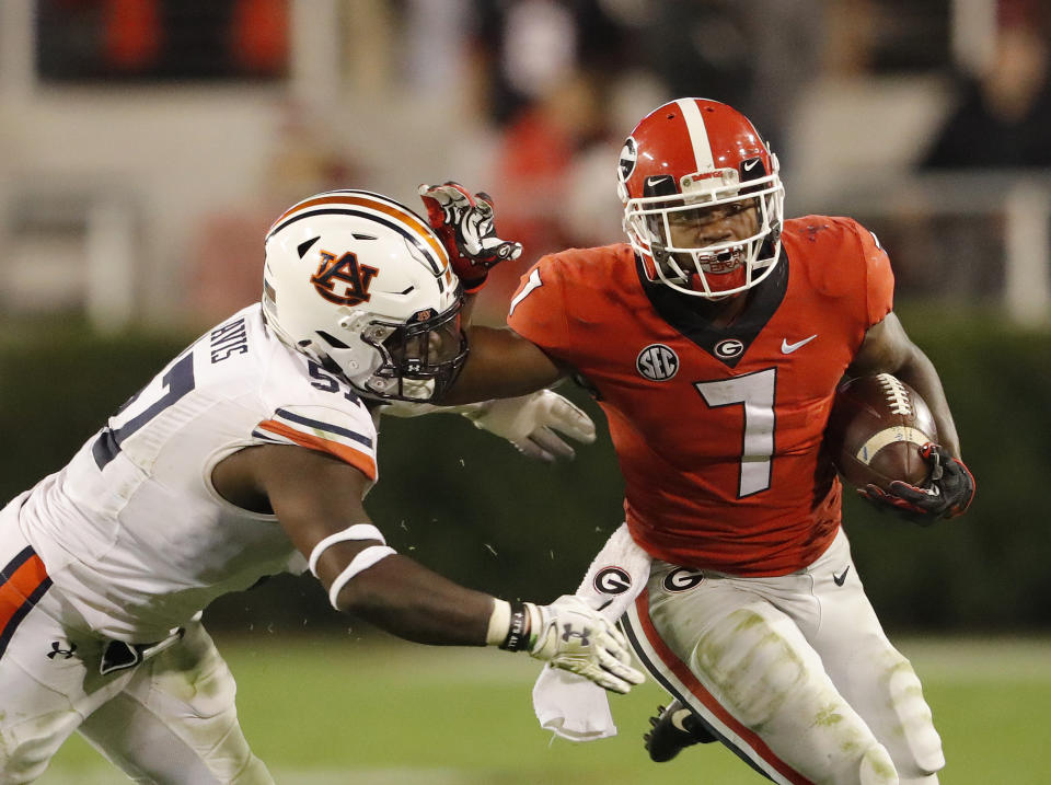 Auburn’s Deshaun Davis has over 100 tackles and 14 tackles for loss. (AP Photo/John Bazemore, File)