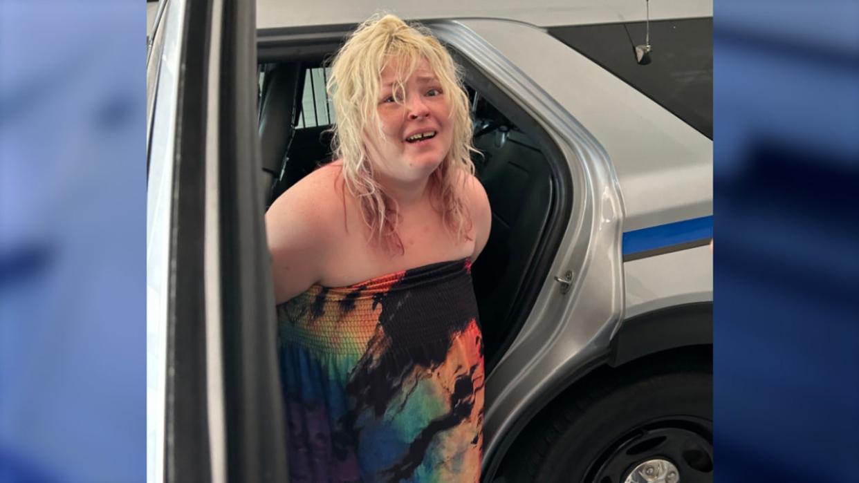 <div>Courtney Lawson was arrested and charged with burglary and felony criminal mischief on April 26, 2024. (Photo: Cocoa Beach Police Department)</div>