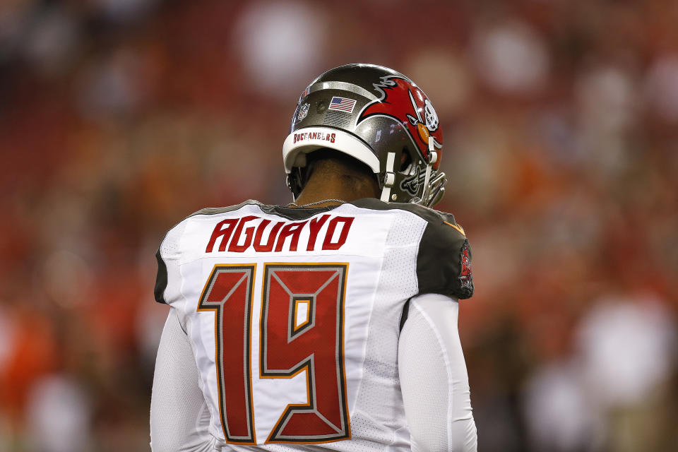 Former Buccaneers kicker Roberto Aguayo was, well, not so perfect in the NFL. (Photo by Don Juan Moore/Getty Images)