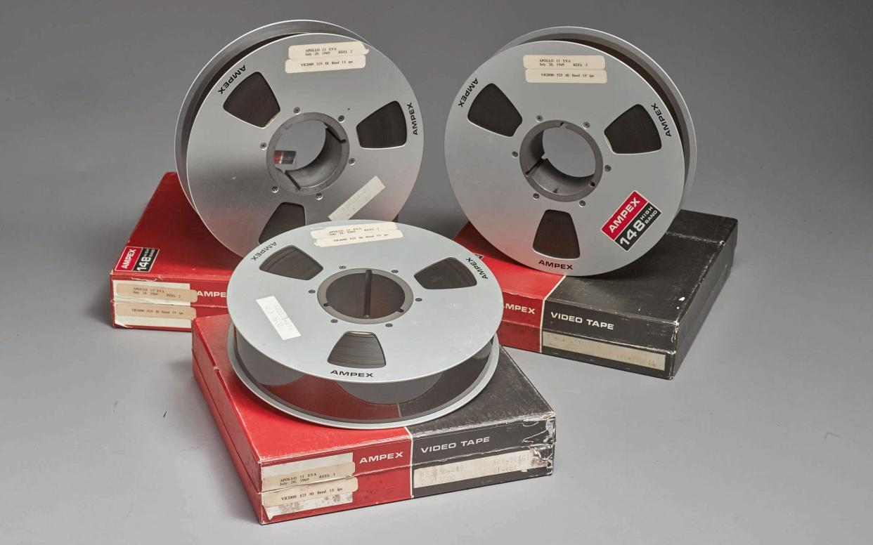 The three moon landing tapes sold for $1.82 million - REUTERS
