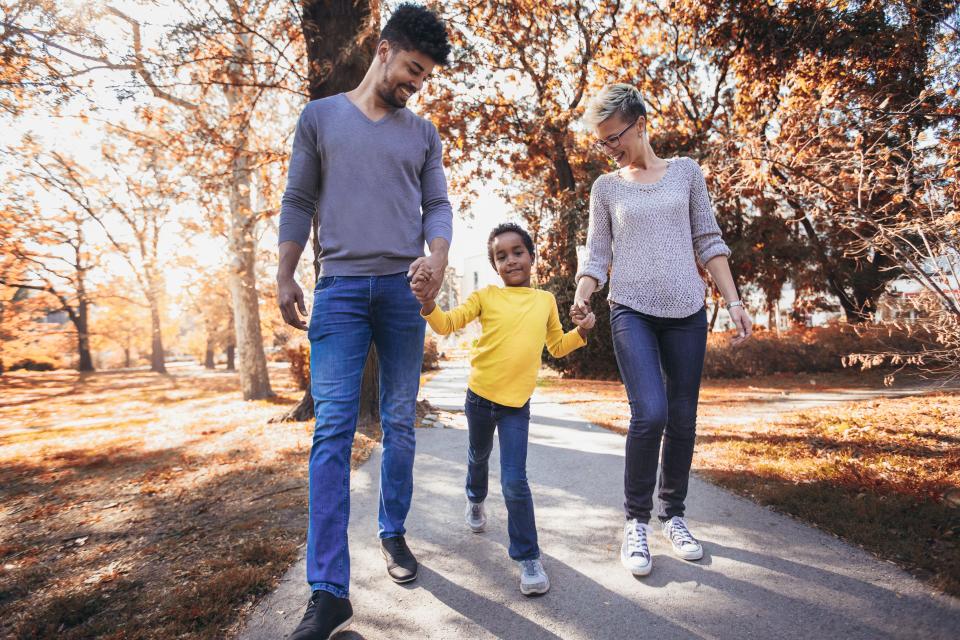 Taking a walk as a family is one thing to prioritize.