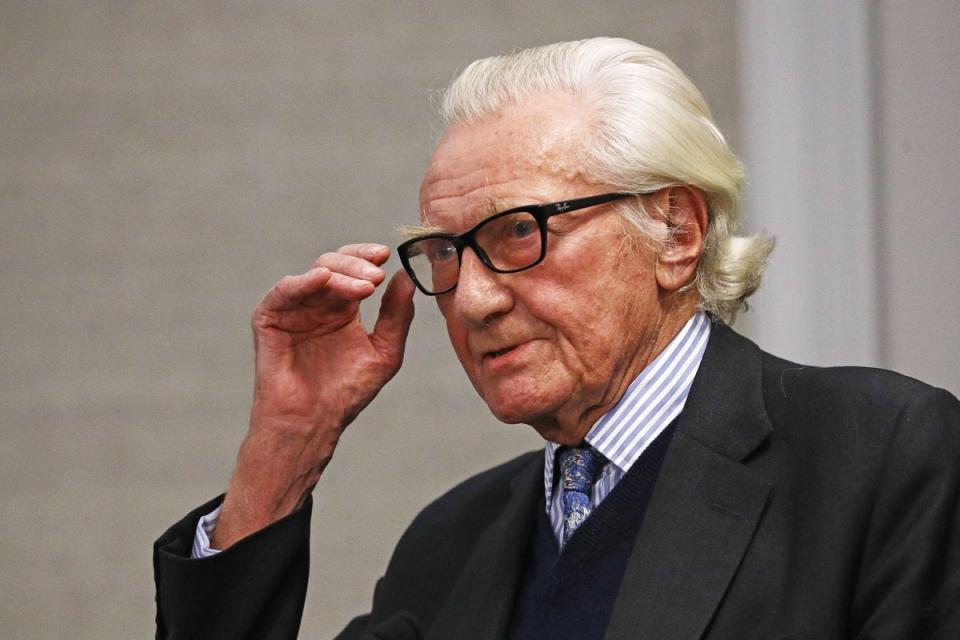 Lord Michael Heseltine warns election campaign will be ‘dishonest’ (Aaron Chown/PA) (PA Archive)