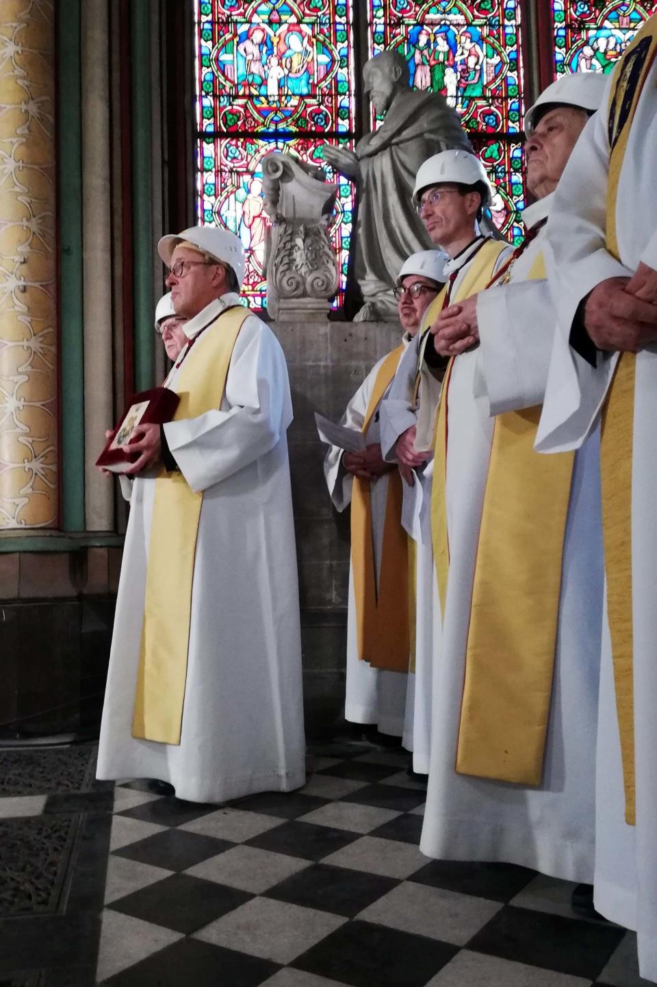 Notre Dame Cathedral hosts first mass since devastating fire exactly two months ago