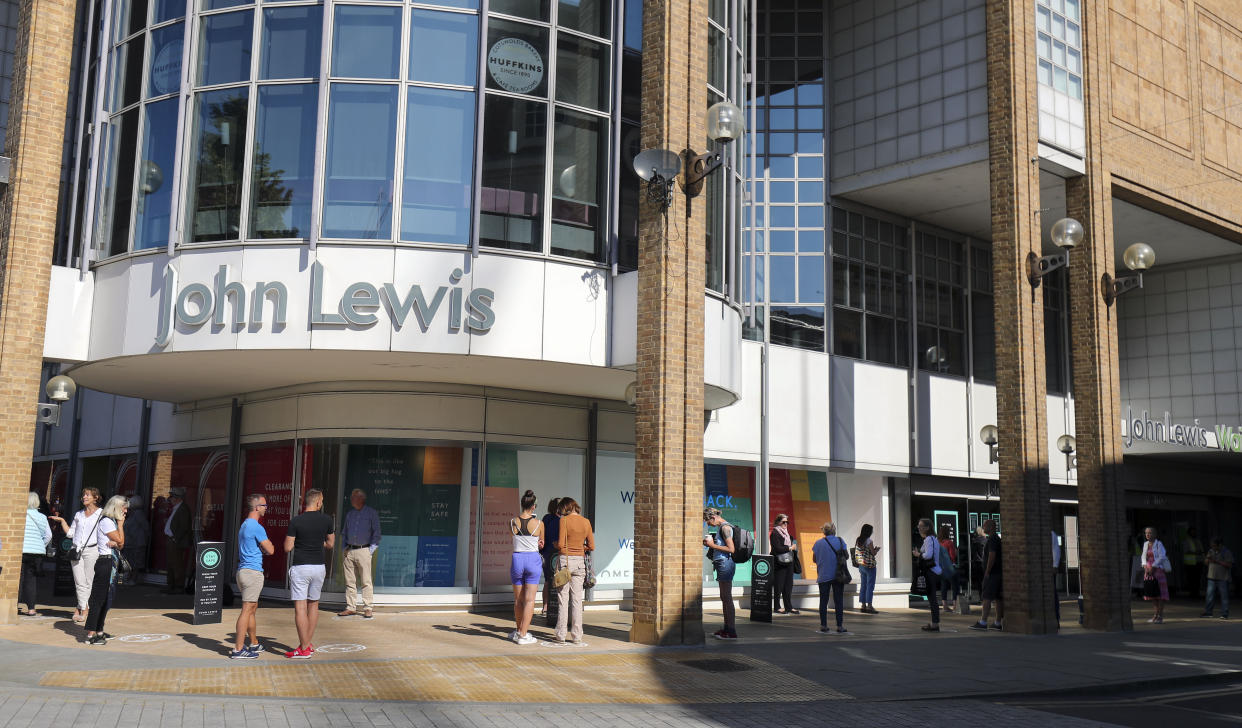 File photo of a John Lewis store. (PA)