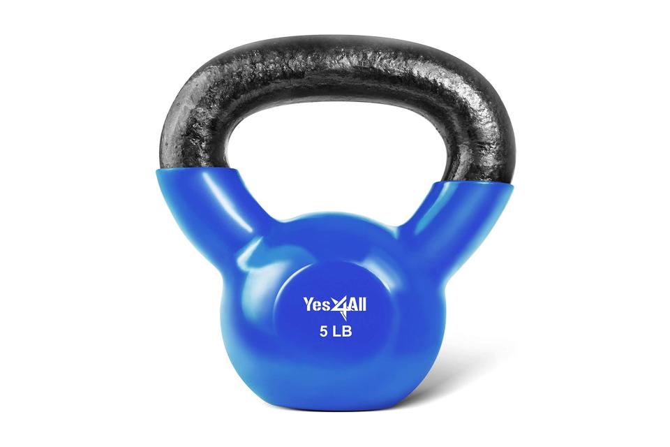 Yes4All vinyl coated kettlebell set (Was $19, 32% off)