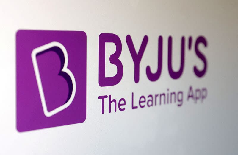 FILE PHOTO: Illustration shows Byju's logo