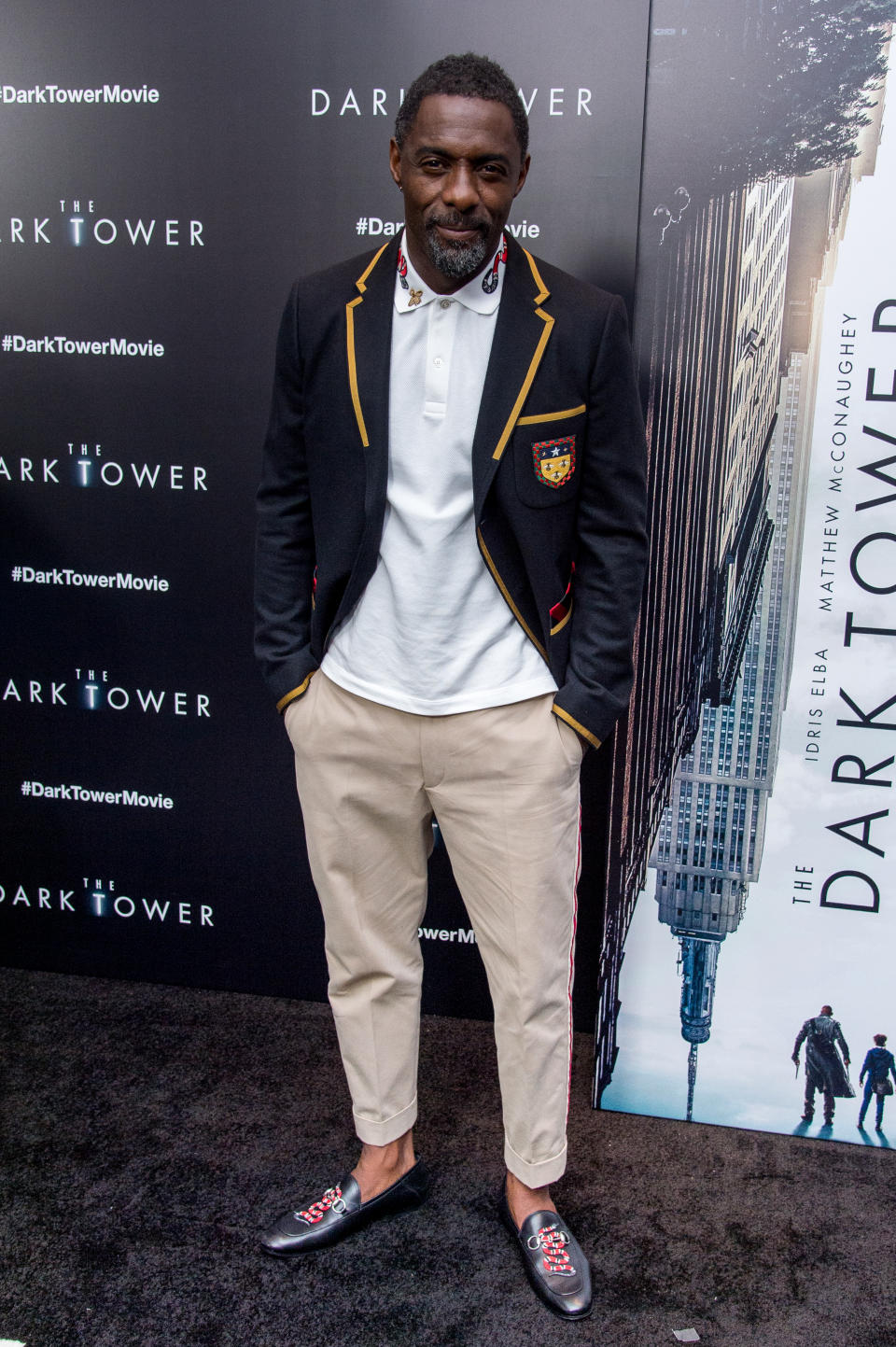 Star mit Stil: Idris Elba bei der Premiere von “The Dark Tower” (Bild: Getty Images)