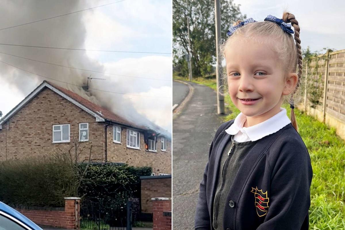 6-year-old girl runs into burning house and saves her family from the fire: “Wake up, Mommy”