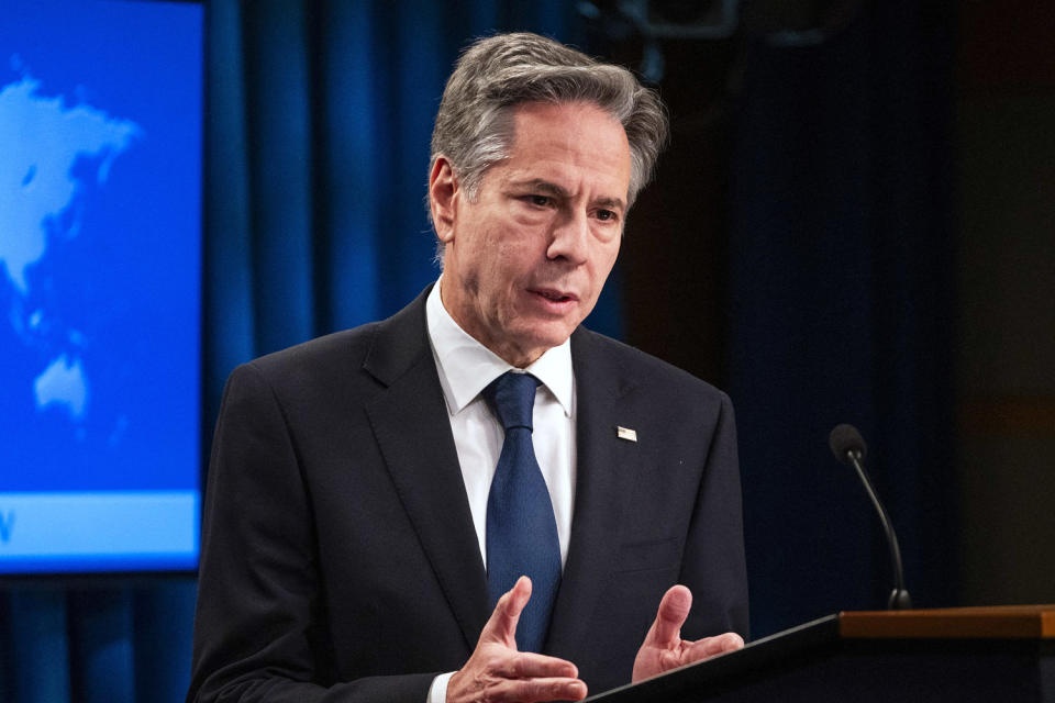 Secretary of State Antony Blinken. (Roberto Schmidt / AFP via Getty Images)