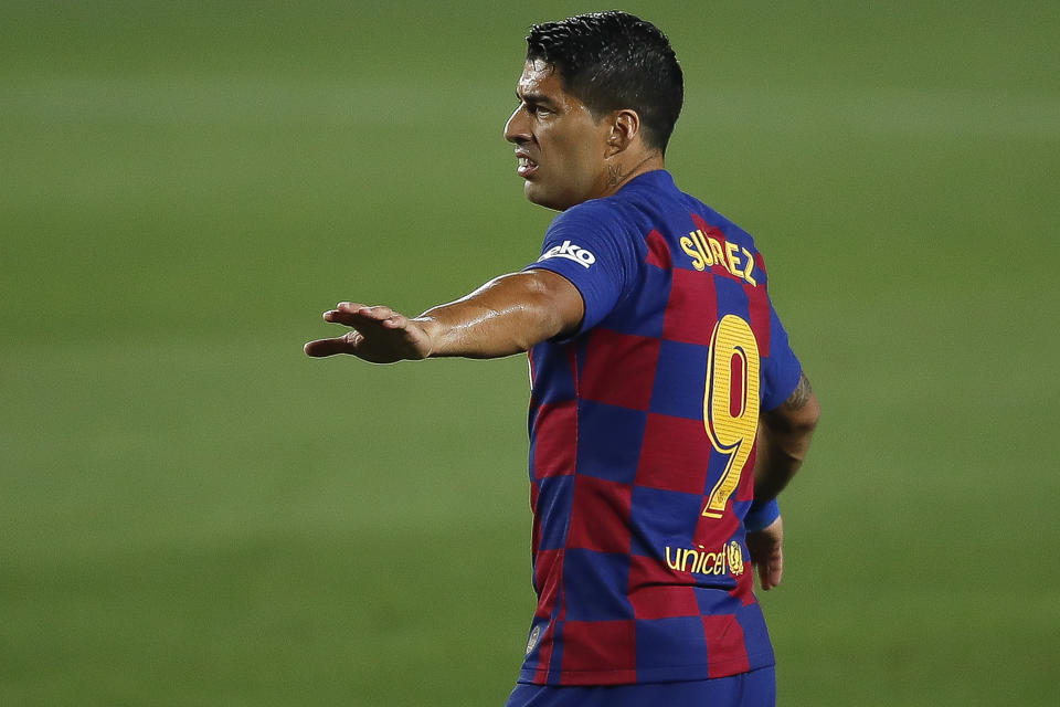 Luis Suarez and Barcelona are in desperate need of a good performance against Celta Vigo. (Photo by Eric Alonso/Getty Images)