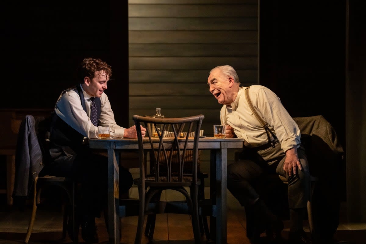 Laurie Kynaston and Cox in Eugene O’Neill’s autobiographical masterpiece ‘Long Day’s Journey into Night’ (Johan Persson)