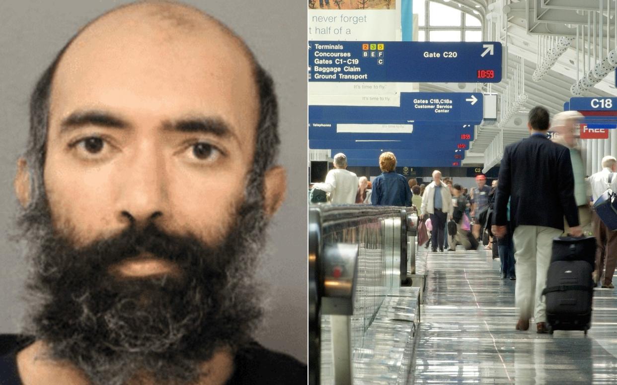 Aditya Singh spent three months hiding in Chicago O'Hare International Airport  - Chicago Police / Getty Images