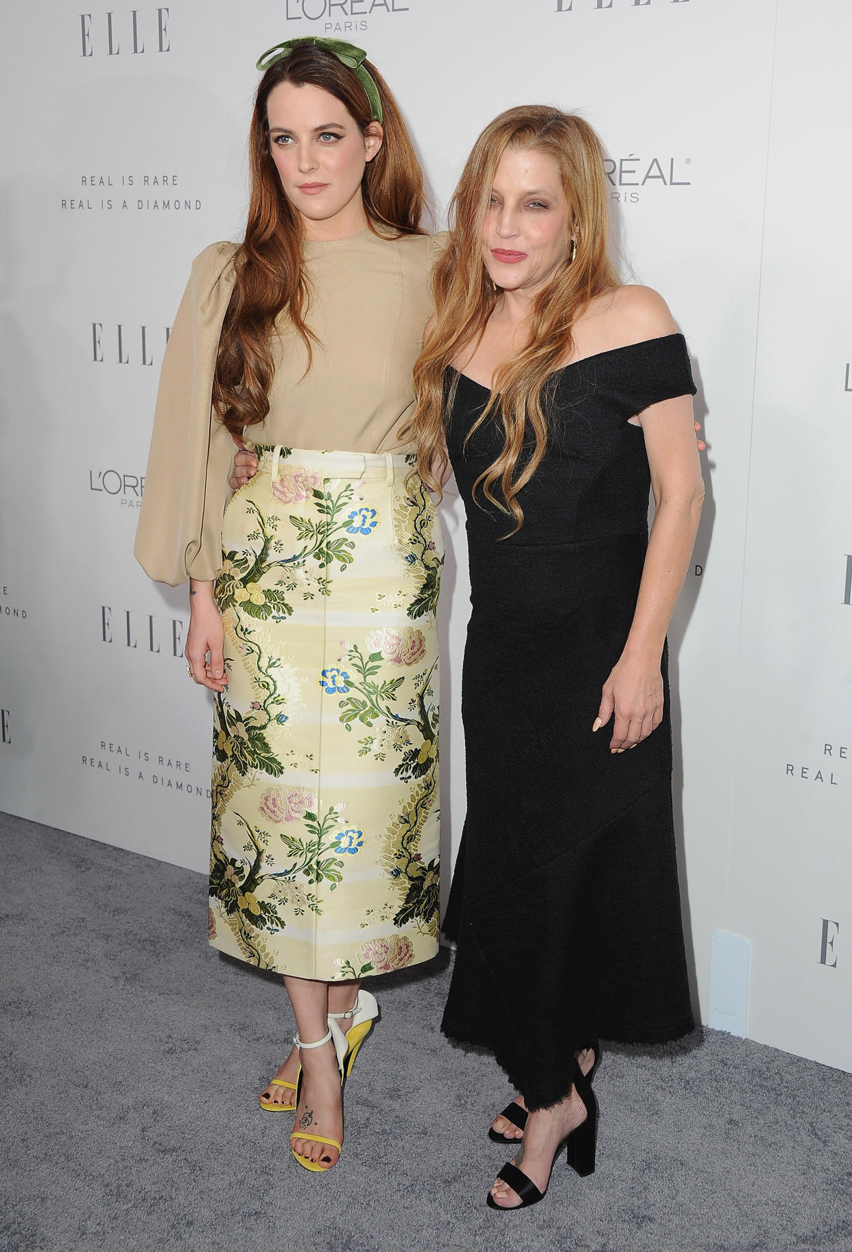 Riley Keough is spending her first Mother's Day without mom Lisa Marie Presley (pictured in 2017). (Photo: Jon Kopaloff/FilmMagic)