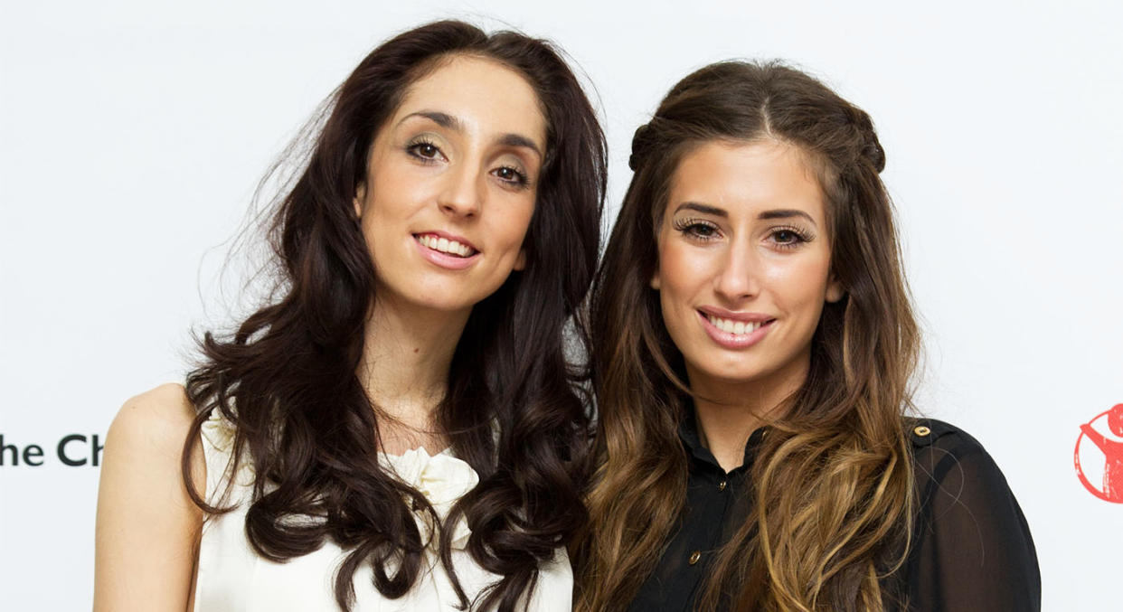 Stacey Solomon pictured with her sister Jemma. [Photo: Getty]