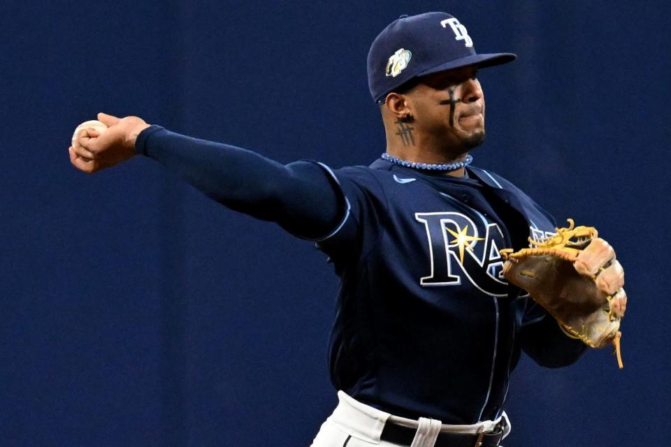 Tampa Bay Rays shortstop Wander Franco was placed on MLB's restricted list.