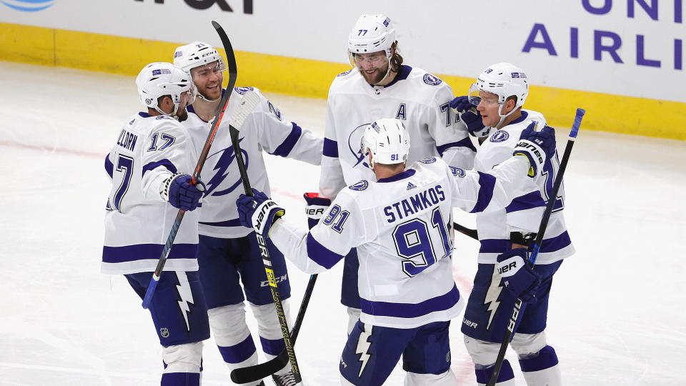 Will anyone be able to stop Victor Hedman and the Tampa Bay Lightning from repeating as Stanley Cup champions? (Jonathan Daniel/Getty Images)