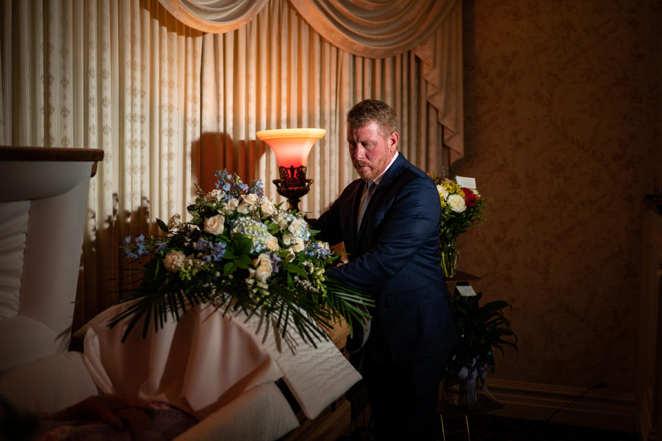 Funeral director Mike Czup sees more Ashtabula residents dying in their prime, leaving parents and young children behind. (Washington Post photo by Salwan Georges)