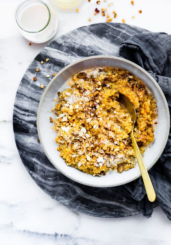 Creamy Vegan Pumpkin Quinoa Breakfast