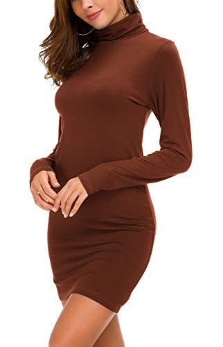 10) Turtleneck Bodycon Dress