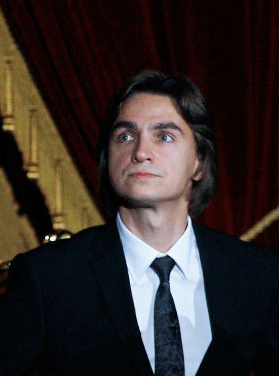 The Bolshoi ballet's artistic director, Sergei Filin, attends a gala opening of the Bolshoi Theatre in Moscow on October 28, 2011. Filin has left Russia for Germany in the hope of recovering his eyesight after an acid attack