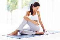 <div class="caption-credit"> Photo by: Shutterstock</div><div class="caption-title">Yoga Mats</div><p> Sure, nearly all gyms have antibacterial spray handy, but have you ever seen it used to clean the yoga mats that come in contact with sweat and bare feet all day? While scientists haven't officially studied the mats, there have been several reports of antibiotic-resistant bacteria thriving on them. Play it safe by bringing your own mat, such as antimicrobial one like Clean Yoga Mat by YOGAaccessories, or using a germ-killing spray, such as Manduka Mat Restore spray, if you need to borrow a mat. </p>