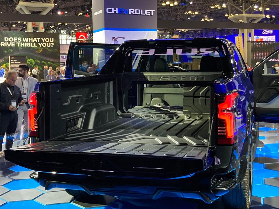 The Chevrolet Silverado EV.