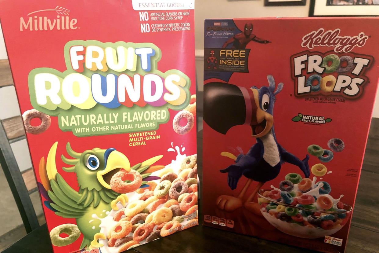 froto loops and fruit rounds