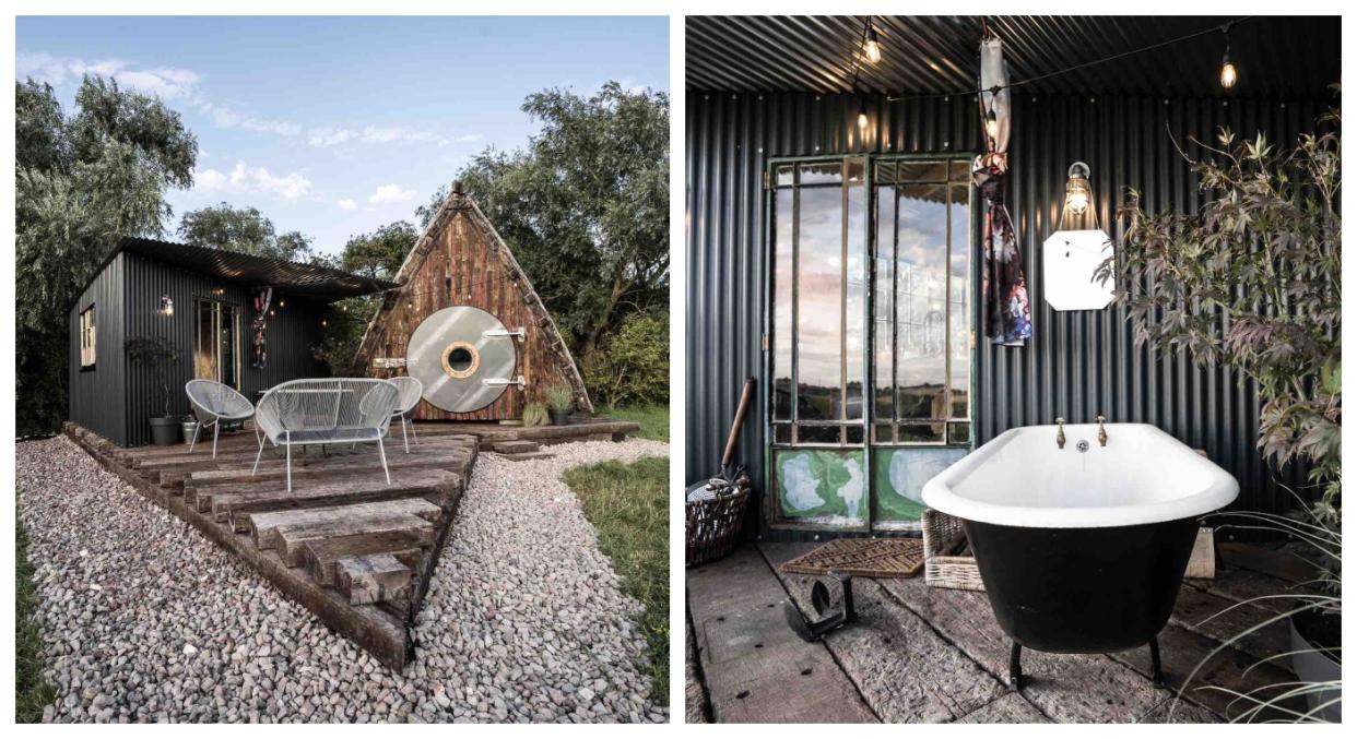 The Unique Glamping Hut in Sutton is one of Airbnb's most wish-listed destinations in the UK(Airbnb)