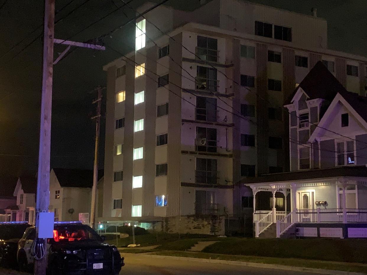 The Waukesha Fire Department evacuates of the 48-unit Horizon West Condominium Building at 315 N. West Avenue on Thursday, Dec. 2.