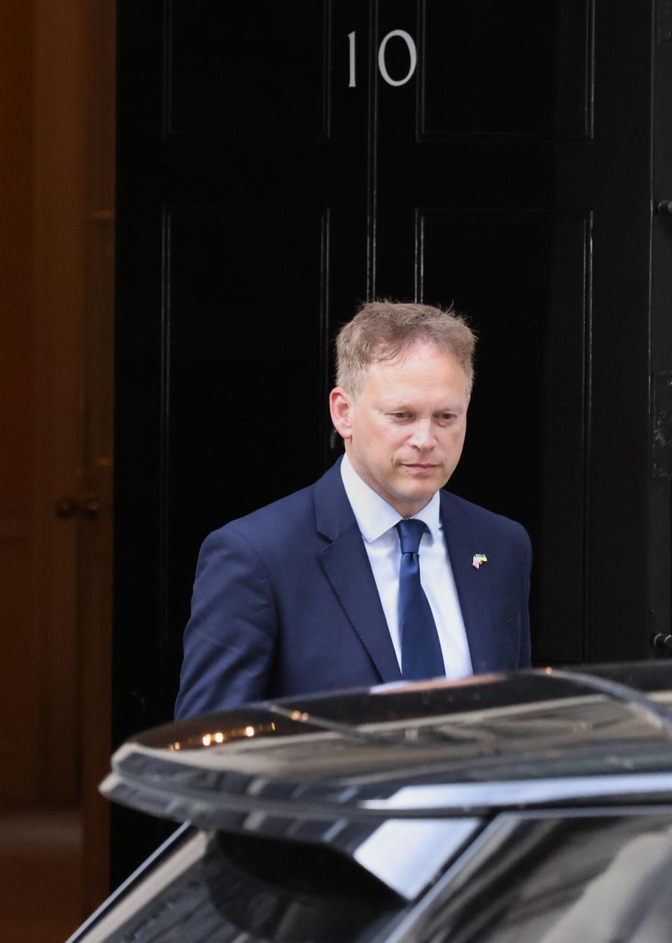 Transport Secretary Grant Shapps leaves 10 Downing Street after talks with Boris Johnson (Suzan Moore/PA) (PA Wire)