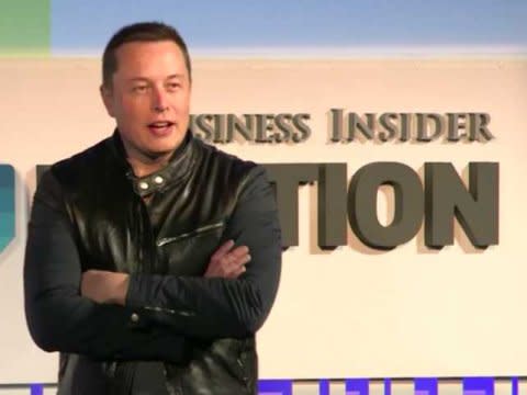 elon musk on tesla at ignition 