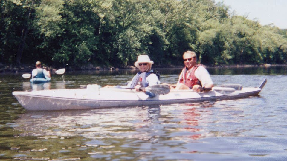 Justice Sandra Day O'Connor kayaks on a river trip. - Courtesy Traci Lovitt
