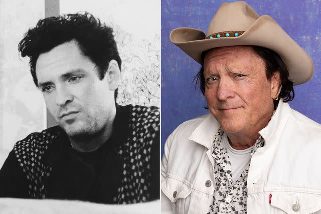 <p>MGM Studios/Getty; Chelsea Lauren/Shutterstock</p> Michael Madsen as Jimmy Lennox (left) and in March 2023