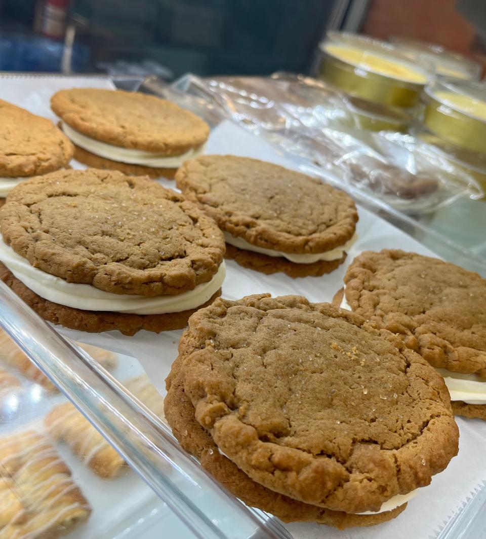 Ginger molasses cookie sandwiches are a standout item at Stuffed Pastry, 1310 S Main St. in North Canton.