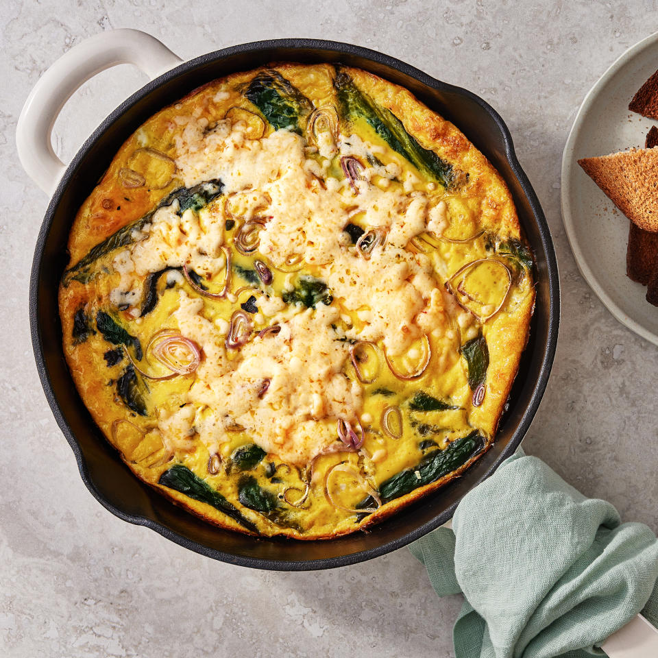 Roasted Poblano & Pepper-Jack Frittata