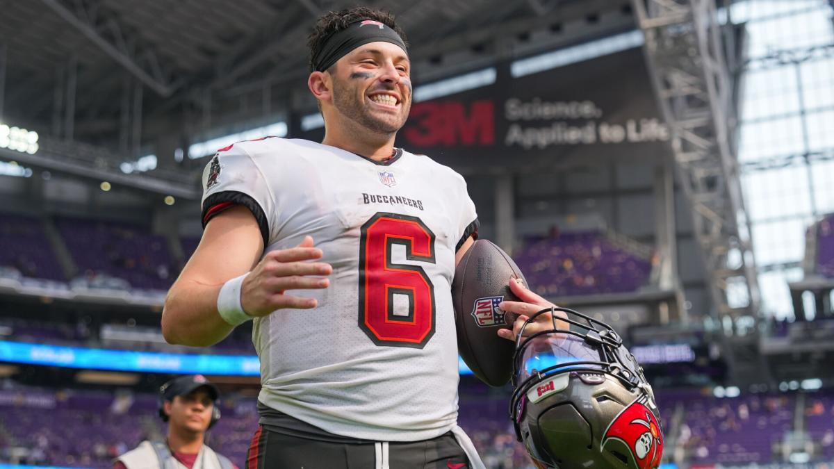 Baker Mayfield relishes opportunity to lead new-look Buccaneers into  post-Tom Brady era - The San Diego Union-Tribune